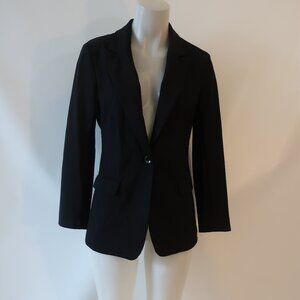 Women Ameliora Black One Button Blazer Jacket M
